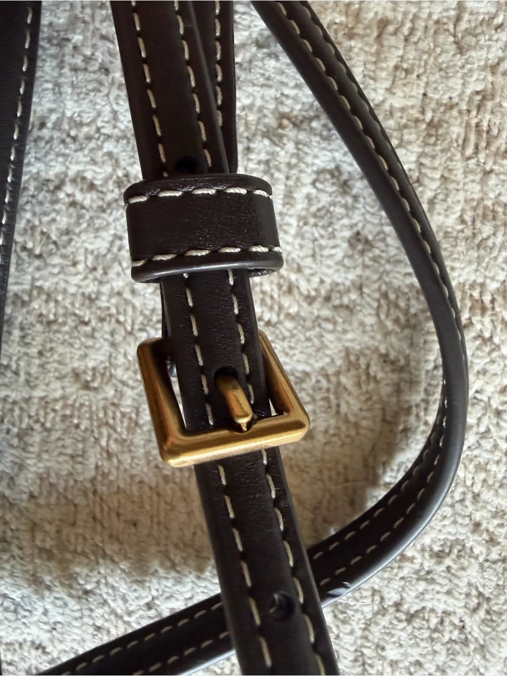 Tory Burch Snake-Print Crossbody in Brown and Black - Picture 10 of 10